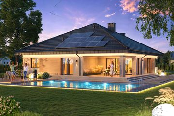 Projekt domu Fabian 3 - parterowy dom o powierzchni 148,80 m², dach namiotowy - ujęcie 7