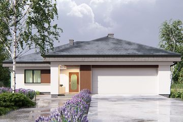  Projekt domu uA9v1 (WCB1178) - projekt domu parterowego - Zdjęcie 1