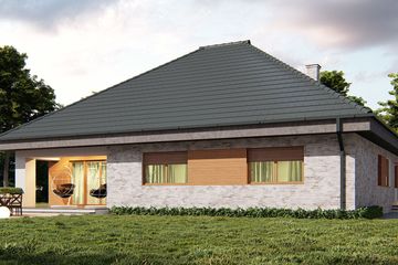  Projekt domu uA9v2 (WCB1182) - projekt domu parterowego - Zdjęcie 5