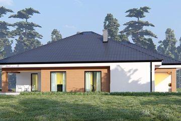  Projekt domu uA8v5 (WCB1185) - projekt domu parterowego - Zdjęcie 3