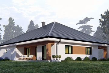  Projekt domu uA8v5 (WCB1185) - projekt domu parterowego - Zdjęcie 5