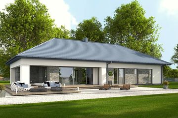  Projekt domu Dompasja 58 (BBE1047) - projekt domu parterowego - Zdjęcie 1