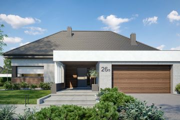  Projekt domu HomeKoncept 26 wariant 03 (KRX1105) - projekt domu parterowego - Zdjęcie 2