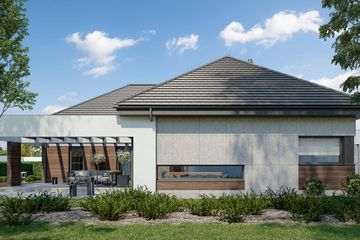  Projekt domu HomeKoncept 26 wariant 03 (KRX1105) - projekt domu parterowego - Zdjęcie 5