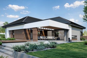  Projekt domu HomeKoncept 26 wariant 02 (KRX1104) - projekt domu parterowego - Zdjęcie 1
