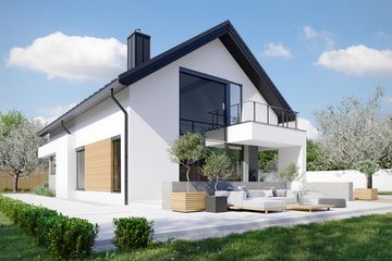  Projekt domu HomeKoncept 02 G2 EN wariant 01 (KRX1103) - projekt domu parterowego z poddaszem - Zdjęcie 4