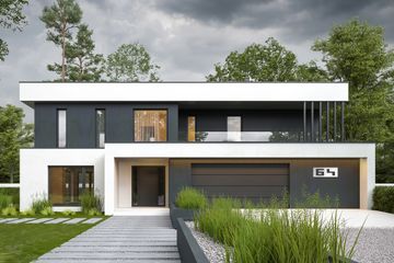  Projekt domu Wyszukany D64 (WWB1072) - projekt domu z pełnym piętrem - Zdjęcie 1