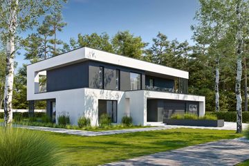  Projekt domu Wyszukany D64 (WWB1072) - projekt domu z pełnym piętrem - Zdjęcie 3