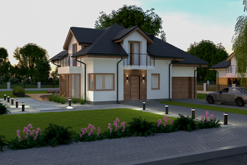  Projekt domu Sej-pro 008 energo (ELW1010) - projekt domu parterowego z poddaszem - Zdjęcie 3