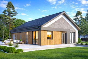  Projekt domu Sej-pro 026 energo (ELW1018) - projekt domu parterowego - Zdjęcie 1