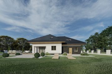  Projekt domu Sej-pro 024 energo (ELW1016) - projekt domu parterowego z poddaszem - Zdjęcie 4