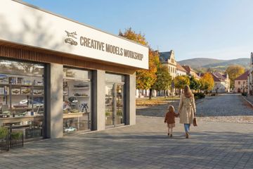  Projekt budynku usługowego Lapideus I (SLS1154) - projekt budynku parterowego - Zdjęcie 7