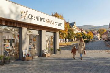  Projekt budynku usługowego Lapideus I (SLS1154) - projekt budynku parterowego - Zdjęcie 10