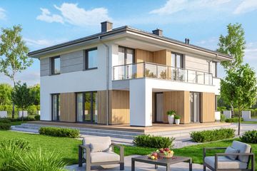 Projekt domu Fresco - z pełnym piętrem dom o powierzchni 162 m², dach czterospadowy - ujęcie 3