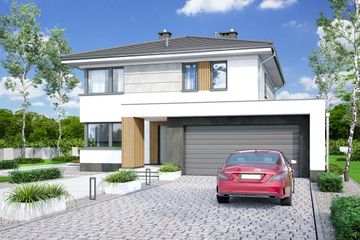  Projekt domu Fresco (WOF1133) - projekt domu z pełnym piętrem - Zdjęcie 3