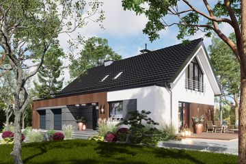  Projekt domu Domidea 64 2G w2 (WAC1099) - projekt domu parterowego z poddaszem - Zdjęcie 4