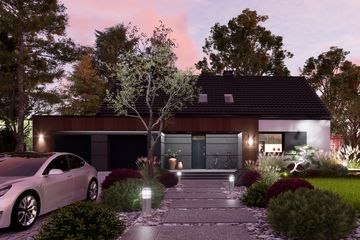  Projekt domu Domidea 64 2G w2 (WAC1099) - projekt domu parterowego z poddaszem - Zdjęcie 3