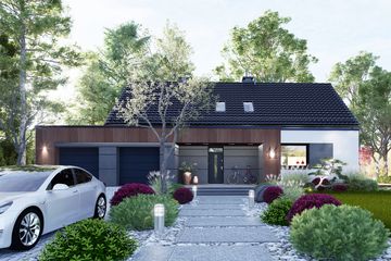  Projekt domu Domidea 64 2G w2 (WAC1099) - projekt domu parterowego z poddaszem - Zdjęcie 6