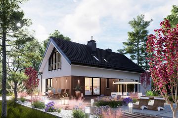  Projekt domu Domidea 64 2G w2 (WAC1099) - projekt domu parterowego z poddaszem - Zdjęcie 5