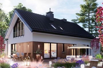  Projekt domu Domidea 64 2G w2 (WAC1099) - projekt domu parterowego z poddaszem - Zdjęcie 1