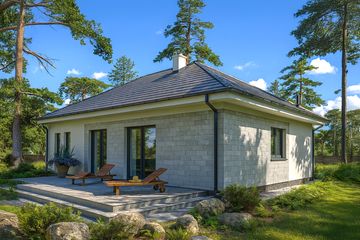  Projekt domu KP-100 (LUB1000) - projekt domu parterowego - Zdjęcie 5