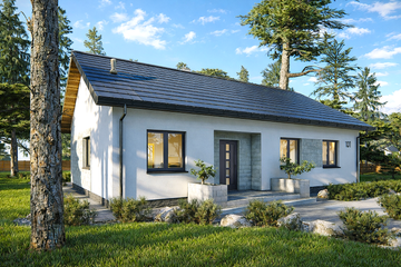  Projekt domu KP-101 (LUB1001) - projekt domu parterowego - Zdjęcie 1