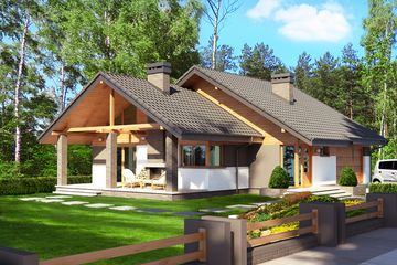  Projekt domu Maja 2G (BSB1160) - projekt domu parterowego - Zdjęcie 1