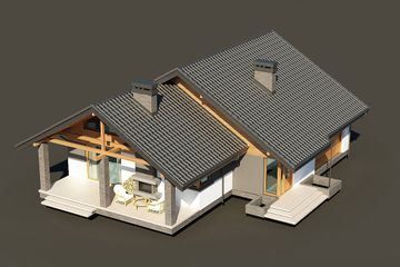  Projekt domu Maja 2G (BSB1160) - projekt domu parterowego - Zdjęcie 5