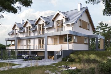  Projekt domu Emilia Grota Duolit (1670) (KRD2816) - projekt domu parterowego z poddaszem - Zdjęcie 2