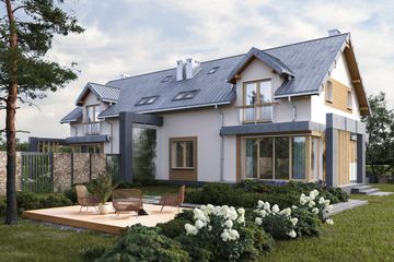  Projekt domu Emilia Grota Duolit (1670) (KRD2816) - projekt domu parterowego z poddaszem - Zdjęcie 4