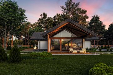  Projekt domu Preriowy (GDE1007) - projekt domu parterowego - Zdjęcie 4