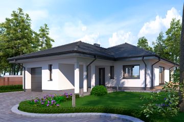  Projekt domu Sej-pro 014 energo (ELW1012) - projekt domu parterowego - Zdjęcie 1