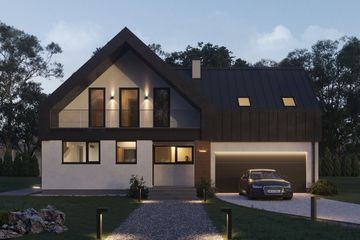  Projekt domu Zyga (1665) (KRD2815) - projekt domu parterowego z poddaszem - Zdjęcie 4