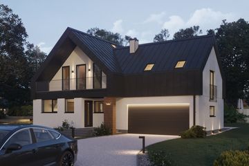  Projekt domu Zyga (1665) (KRD2815) - projekt domu parterowego z poddaszem - Zdjęcie 5