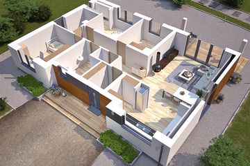  Projekt domu Awokado 2 (BSA2252) - projekt domu parterowego - Zdjęcie 24