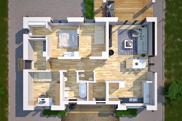  Projekt domu Awokado 2 (BSA2252) - projekt domu parterowego - Zdjęcie 25