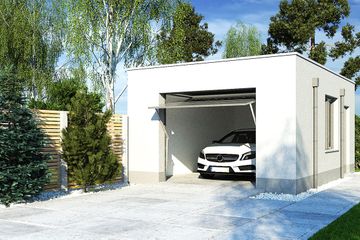  Projekt budynku gospodarczego APG 10A budynek gospodarczy (WRR1014) - projekt budynku parterowego - Zdjęcie 1