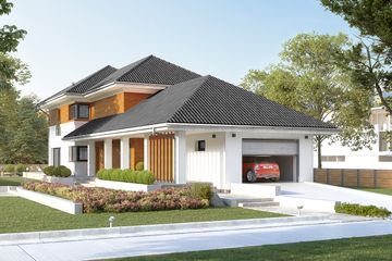  Projekt domu Bagatela (BSA2254) - projekt domu z pełnym piętrem - Zdjęcie 1