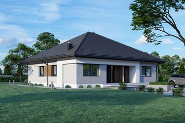  Projekt domu Sej-pro 006/1 energo (ELW1020) - projekt domu parterowego - Zdjęcie 3