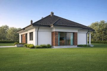  Projekt domu TK34A (WAK1103) - projekt domu parterowego - Zdjęcie 2