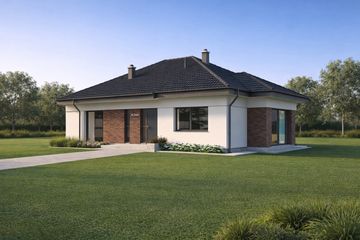  Projekt domu TK34A (WAK1103) - projekt domu parterowego - Zdjęcie 3