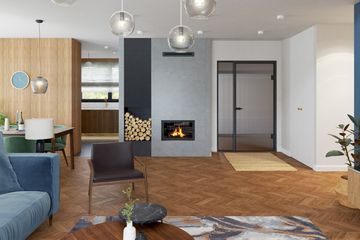  Projekt domu Willa sosnowa z garażem 2-st. [A] (WRF2054) - projekt domu z pełnym piętrem - Zdjęcie 7