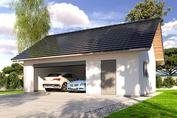  Projekt garażu APG 5B garaż (WRR1017) - projekt garażu parterowego - Zdjęcie 1