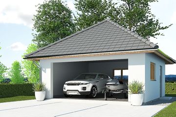  Projekt garażu APG 7C garaż (WRR1010) - projekt garażu parterowego - Zdjęcie 1