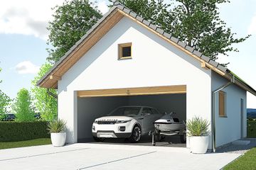 Projekt garażu APG 4B garaż (WRR1005) - projekt garażu parterowego - Zdjęcie 1