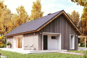  Projekt domu Wakacyjny 2 (BSA2255) - projekt domu parterowego - Zdjęcie 1