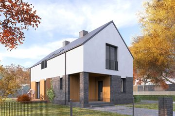  Projekt domu Koliber 6 (BSA2256) - projekt domu parterowego z poddaszem - Zdjęcie 2