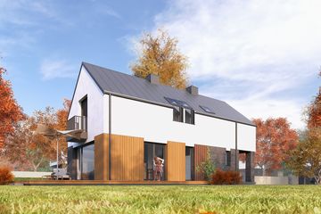  Projekt domu Koliber 6 (BSA2256) - projekt domu parterowego z poddaszem - Zdjęcie 3