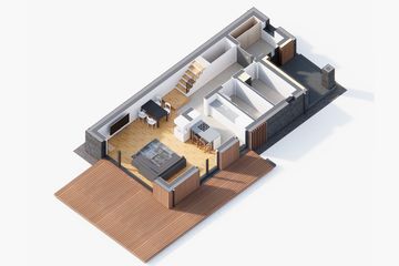  Projekt domu Koliber 6 (BSA2256) - projekt domu parterowego z poddaszem - Zdjęcie 9