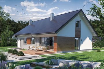  Projekt domu Domena 118 C (WRW1336) - projekt domu parterowego - Zdjęcie 3